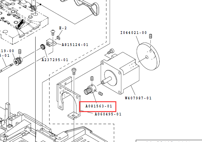 A081563 Drive Pulley | Noritsu QSS Series Digital Minilab Spare Part 5