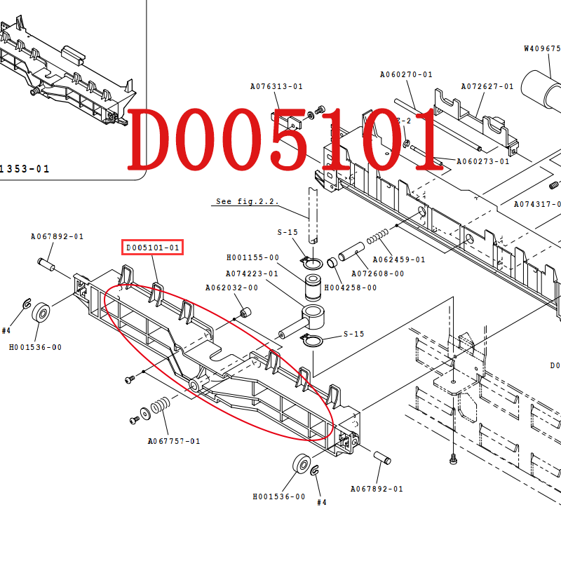 حامل ذراع جديد D005101 لطابعة الصور الرقمية المصغرة Noritsu QSS3201 و QSS3202 2