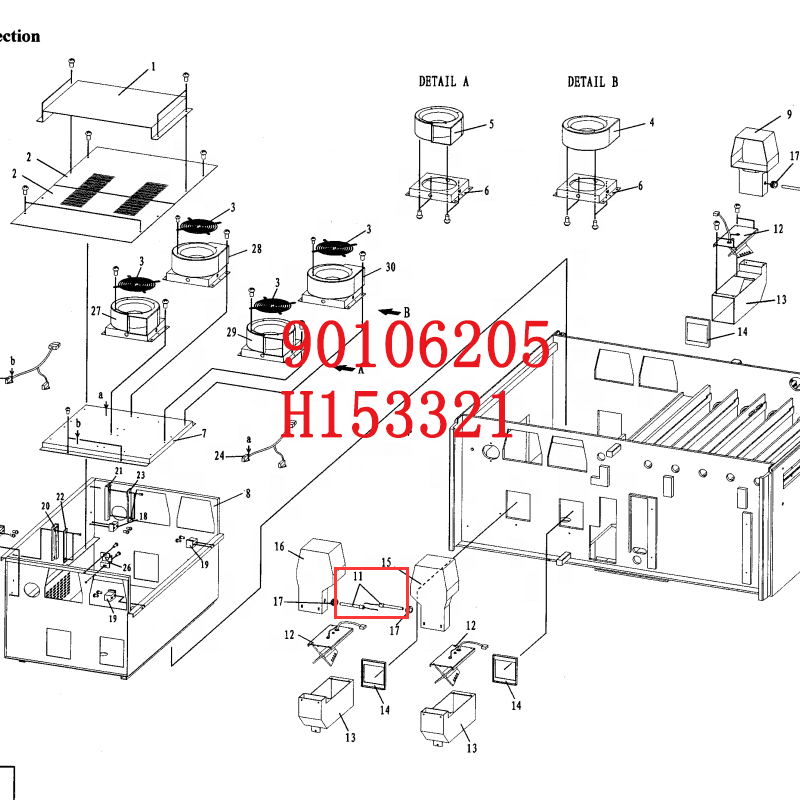 90106205/H153321 Drying Temperature Sensor for QSS Noritsu 24PRO Minilab Machine 3