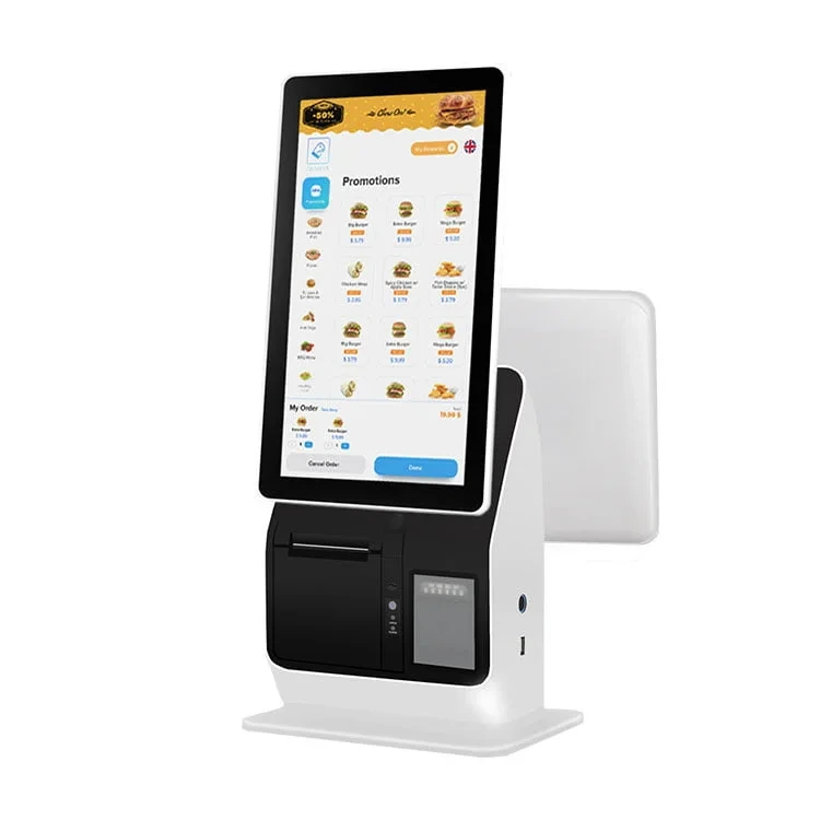 TC-TOUCH-K11——15.6 inch dual screen self service kiosk 1