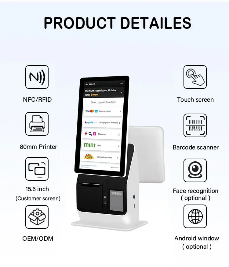 Dual Screen Self Service Kiosk | Self Service Kiosk | TCANG POS