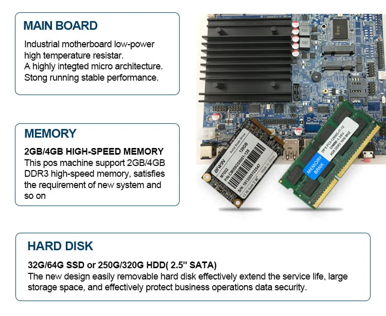  caixa registradora com tela sensível ao toque