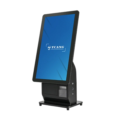 21.5 Inch Self Service Kiosk Fast Food With Printer And Scanner 1
