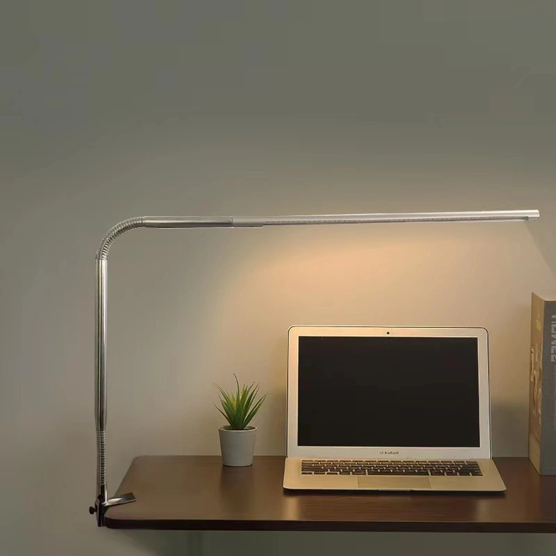 Luxury Metal LED Desk Lamp 2 Color Temp Dimming 10W 1300LUX for Office 1