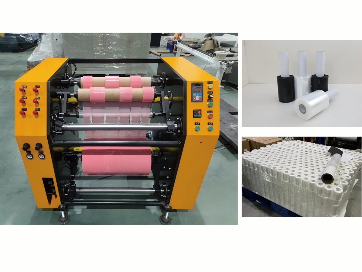 Semi-Auto LLDPE Stretch/Cling Film Rewinding&Slitting Machine 1
