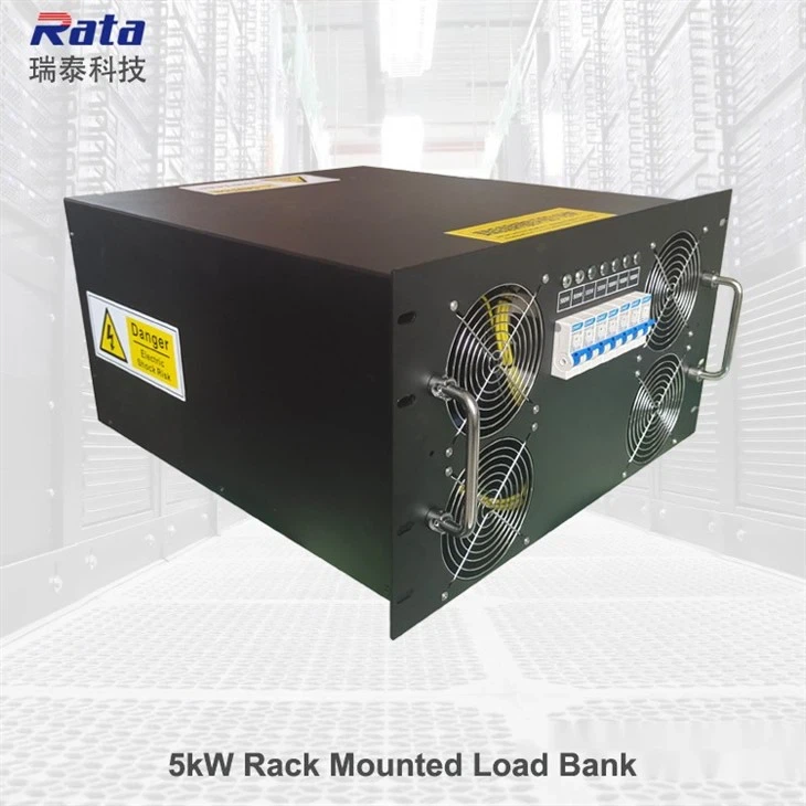 Banco de carga en rack resistivo de 5 kW 1