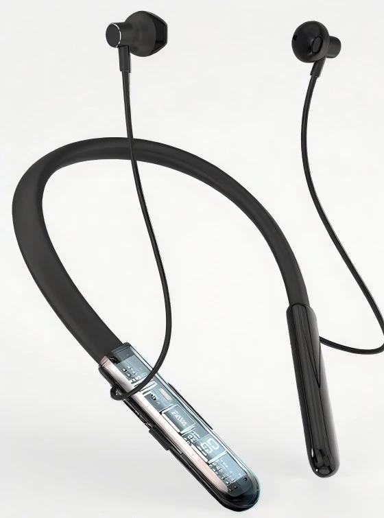 Bluetooth Earbuds with LED Power Display - 60H Playback, TF Card Mode, Deep Bass, Metal Housing, Sports Earphones 1
