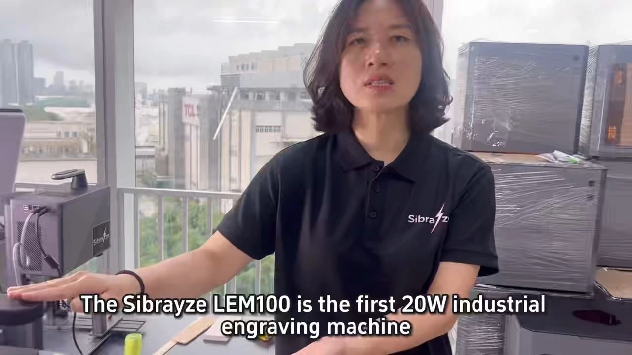 Mini Laser Red and Blue Dual-light Rotatable Automatic  Metal Fiber Laser Marking Engraving Machine for Plastic LEM101 1