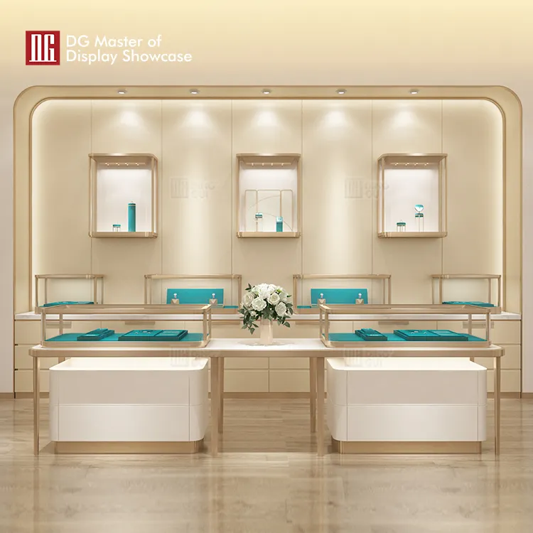 Front Counter Jewelry Display- Fashionable Stainless Steel Showcase 3