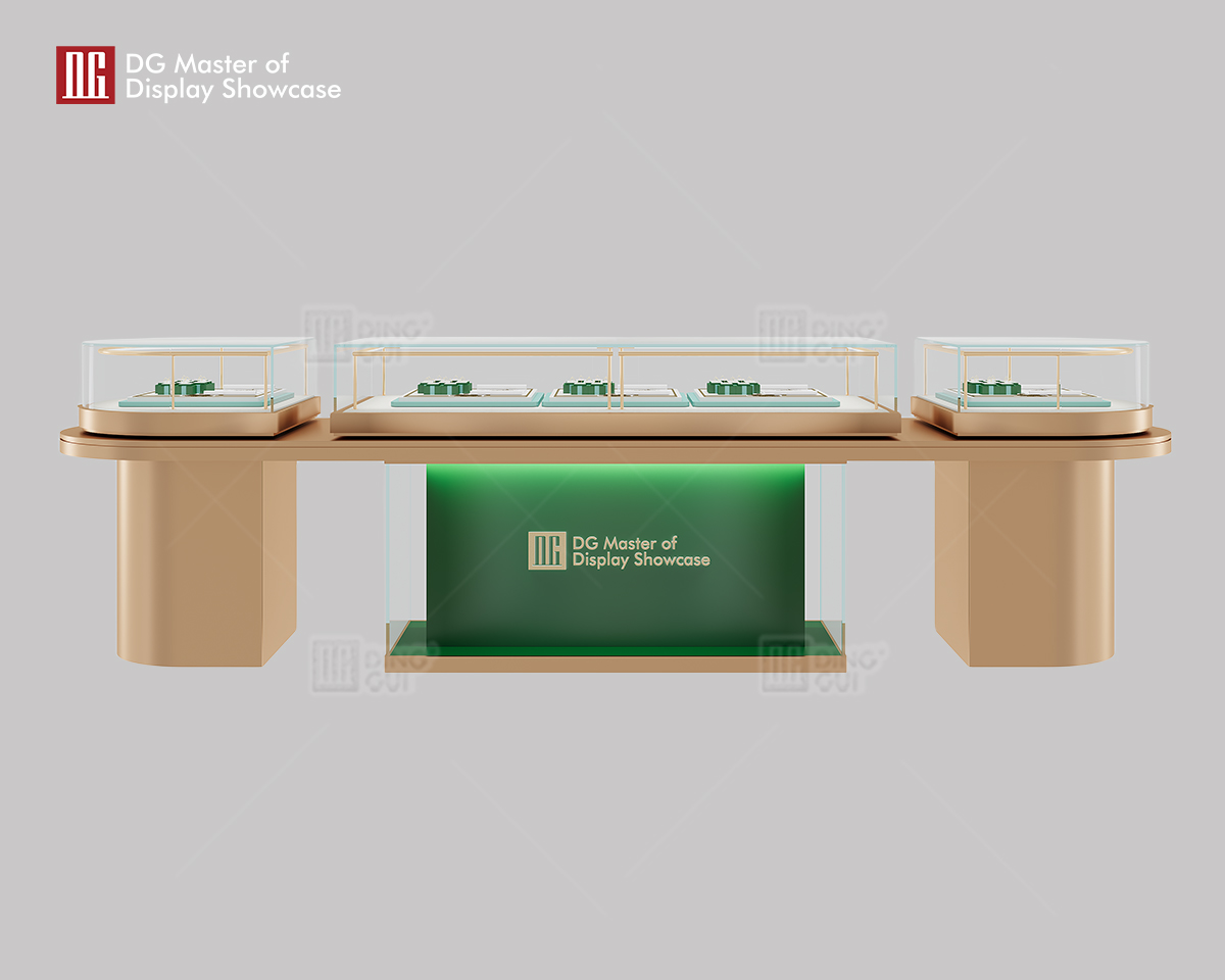 DG Showcase High-end Luxury Island Jewelry Display Case Customization Manufacturer 6