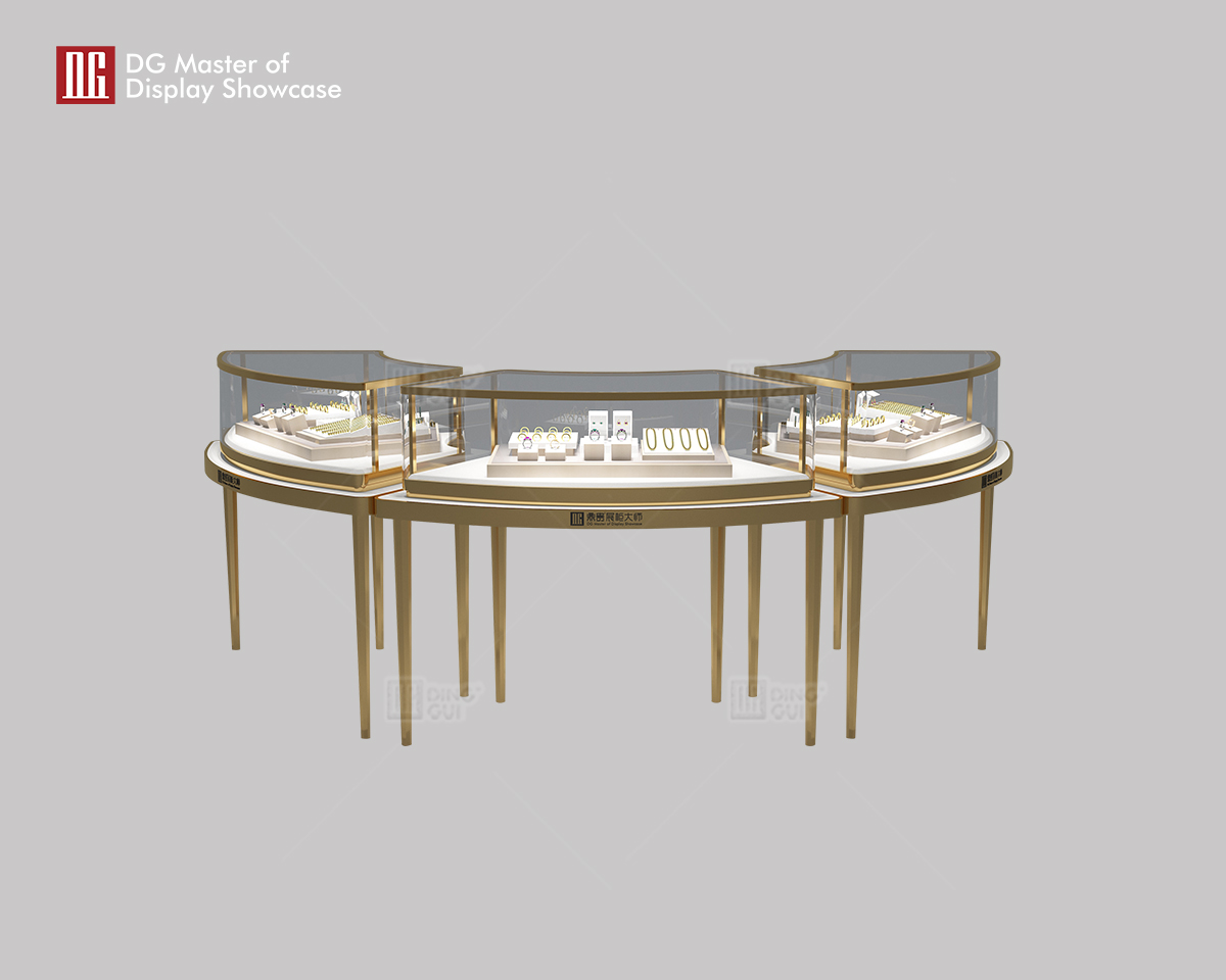 DG showcase customized luxury jewelry watch display counter showcase high-end cabinet manufacturer 7