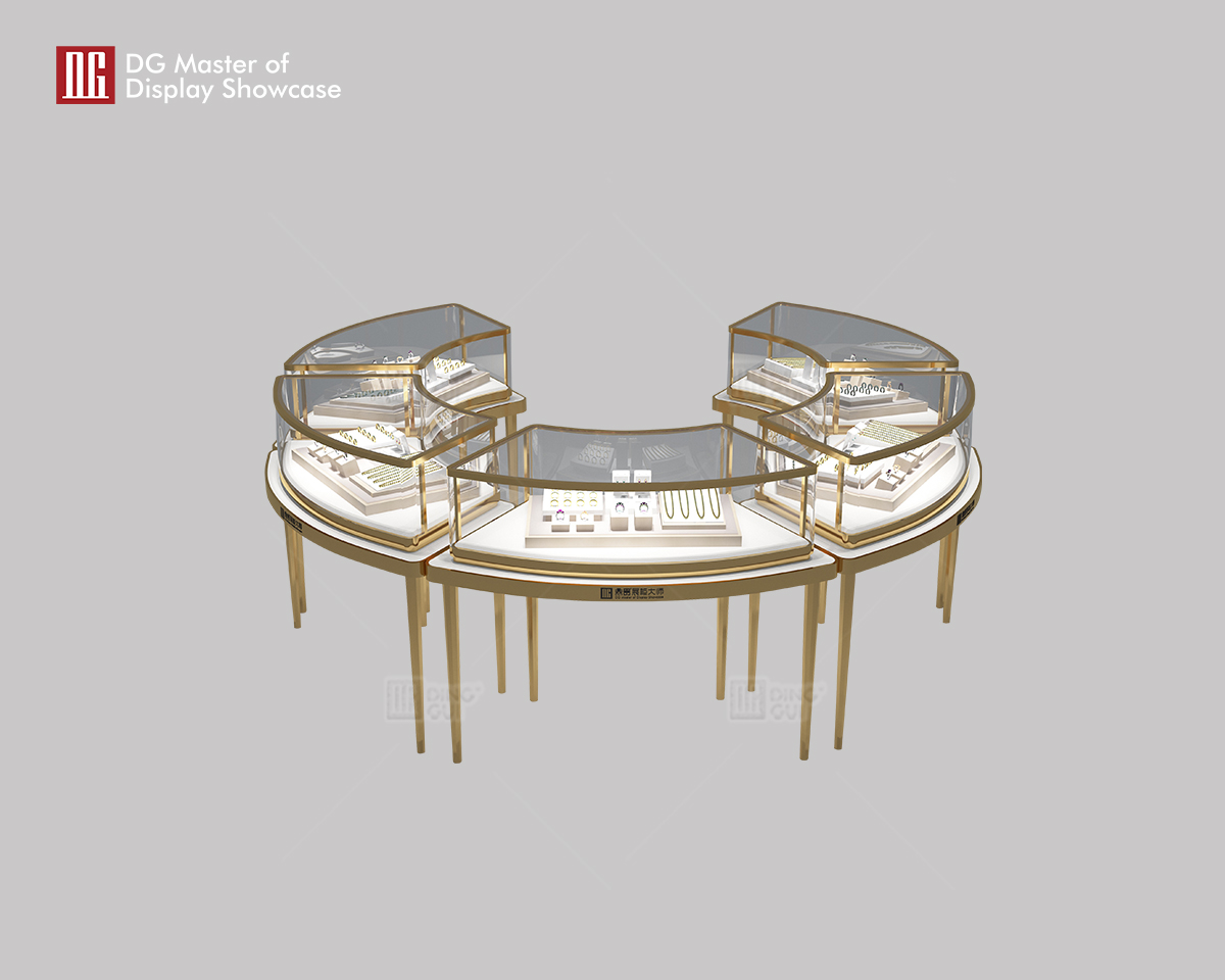 DG showcase customized luxury jewelry watch display counter showcase high-end cabinet manufacturer 8