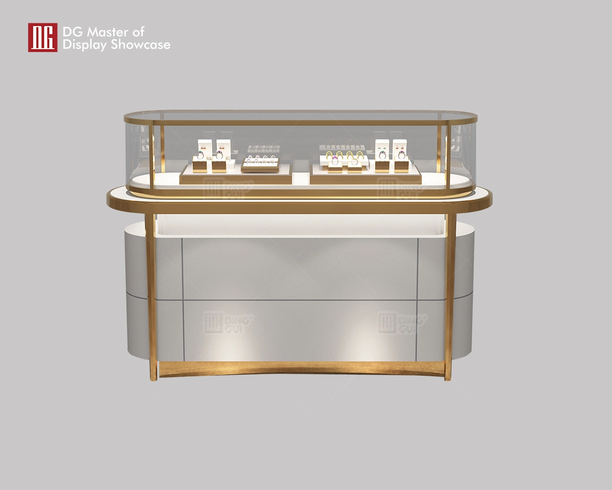 DG Showcase High Quality Jewellery Watch Display Showcase Fancy Shop Counter Design 1
