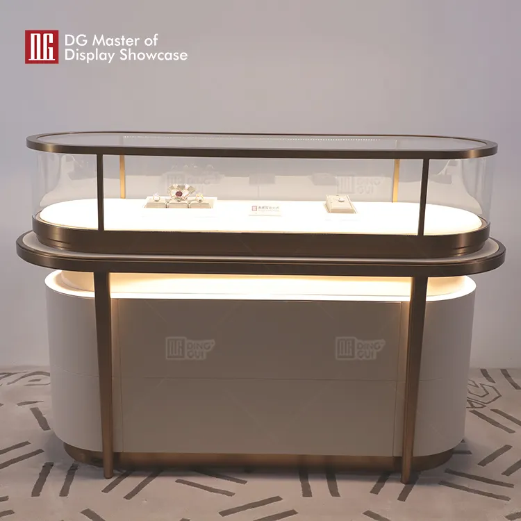 Custom kiosk display cases manufacturer Manufacturer | DG Display Showcase 2