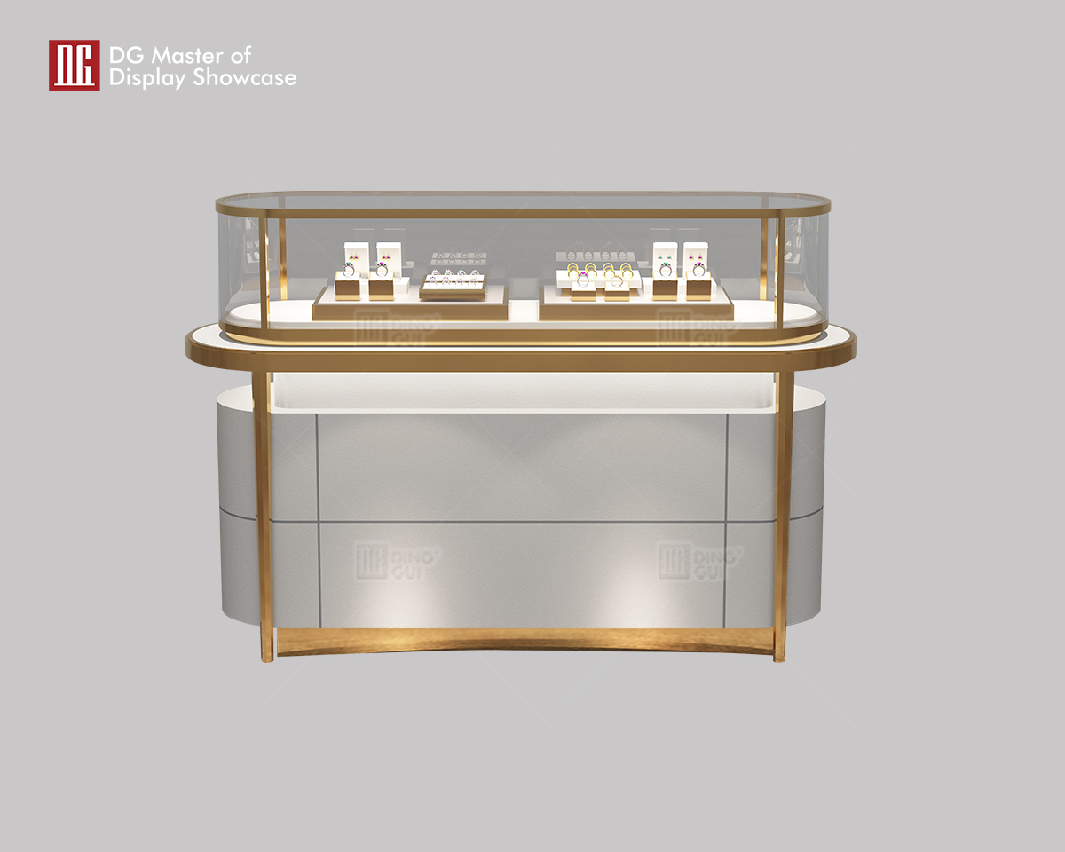 DG Showcase High Quality Jewellery Watch Display Showcase Fancy Shop Counter Design 6