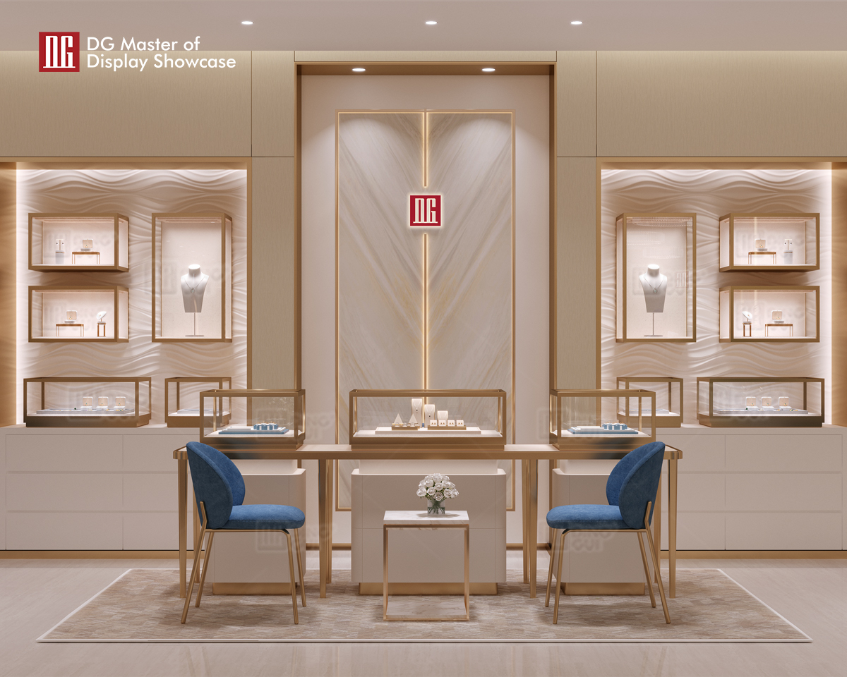DG Display Showcase Luxury Jewelry Watch Showcase Customization 10