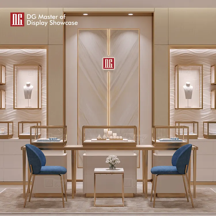 Custom luxury counter supplier Manufacturer | DG Display Showcase 5