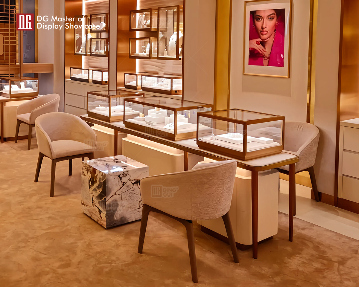 DG Display Showcase Luxury Jewelry Watch Showcase Customization 9