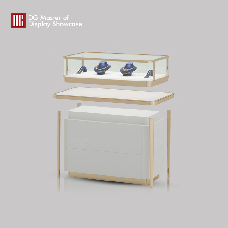 Custom glass fronted corner display cabinet manufacturer Manufacturer | DG Display Showcase 7