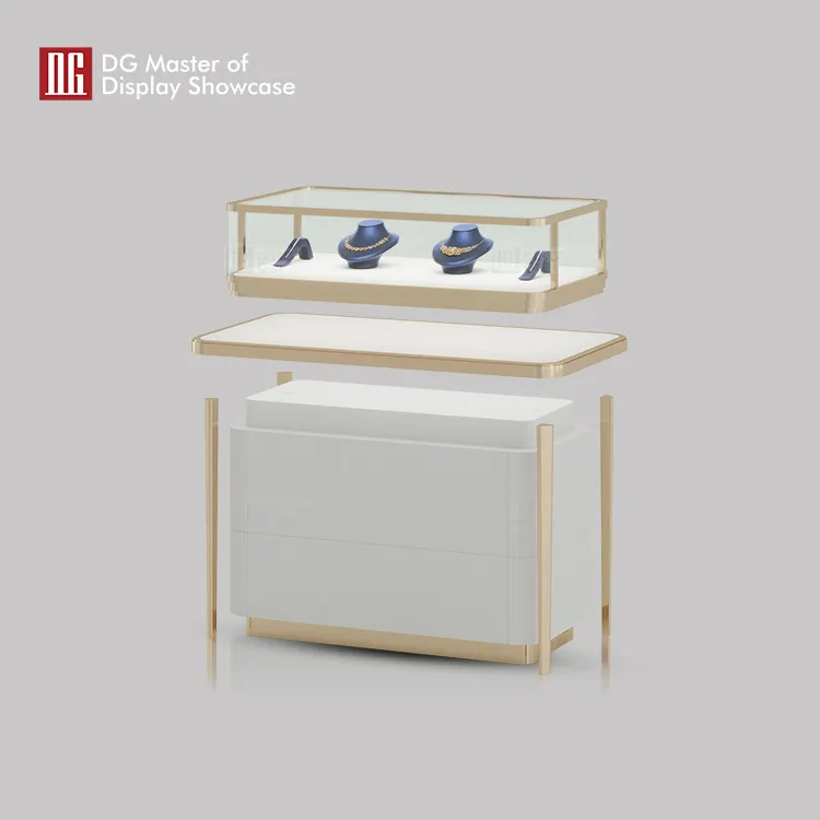 Detachable Jewelry & Watch Display Showcase - Easy Assembly, Space-saving, Durable 3