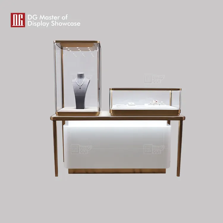 DG Display Showcase | Professional Island Display Counter factory 3