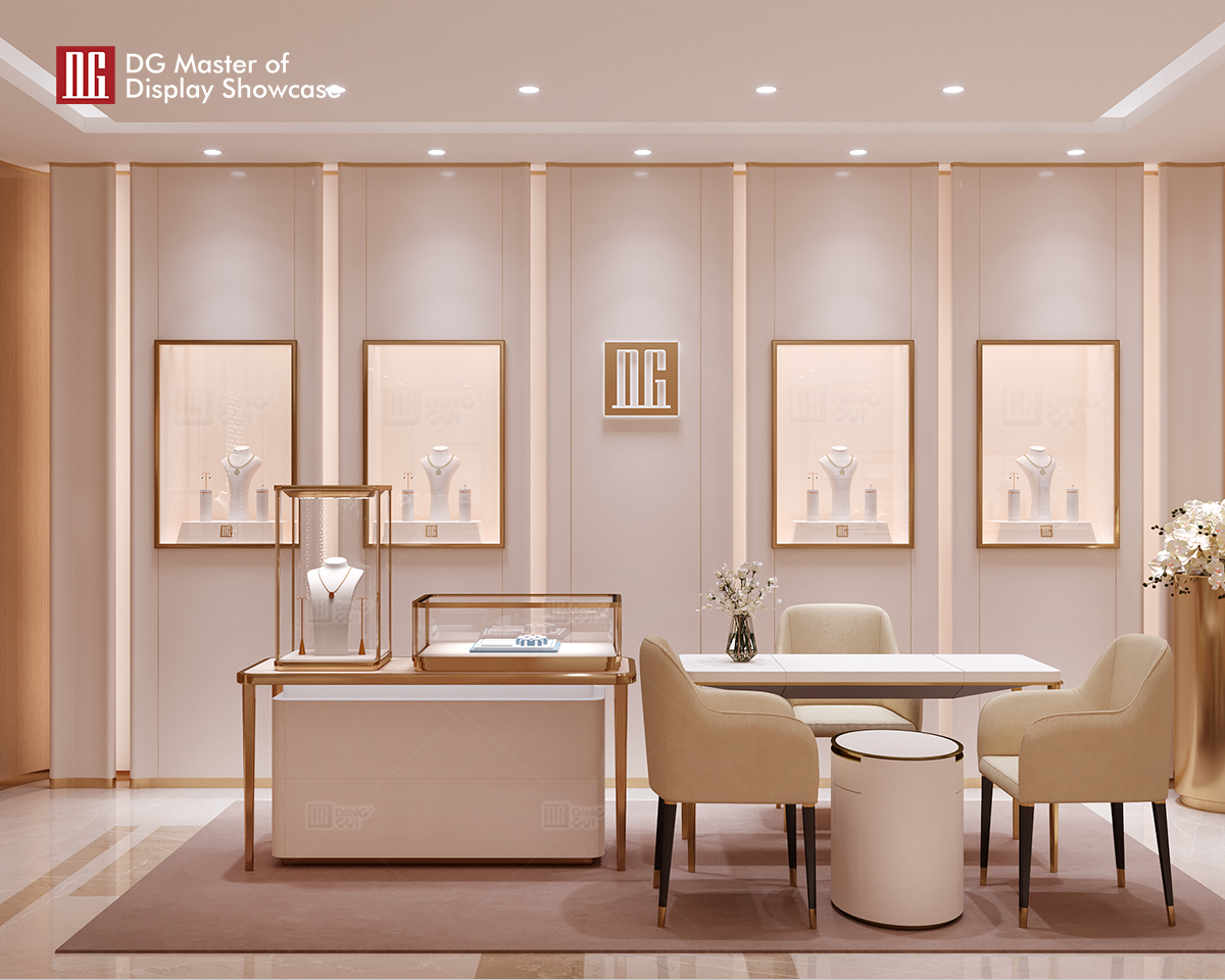 DG Showcase Custom Design Unique Jewelry Watch Display Showcase Manufacturer 10