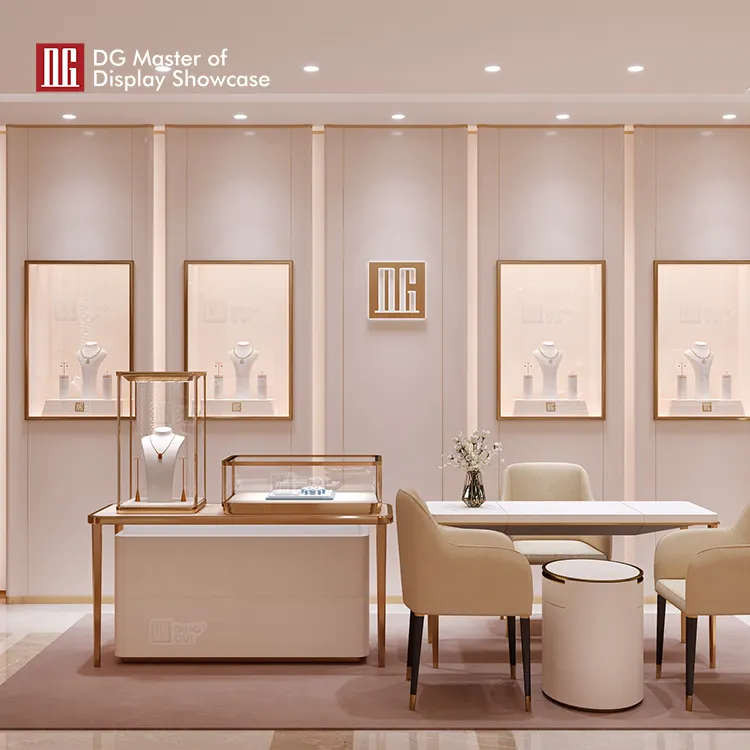 DG Display Showcase | Professional Island Display Counter factory 5