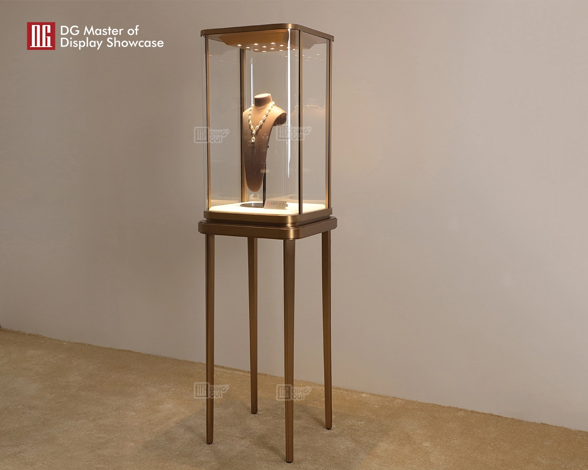 Ipinasadya ng DG Showcase ang mamahaling relo ng alahas showcase ng mga tindahan ng alahas na display cabinet kumpanya 8