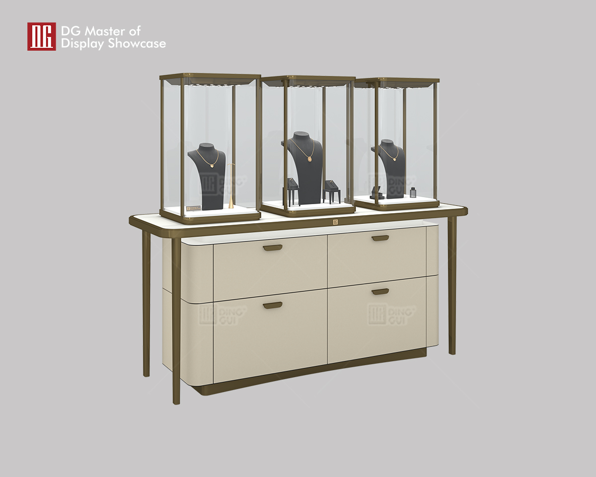DG Showcase Luxus-Design Schmuck Uhren Display Vitrine Inneneinrichtung 7