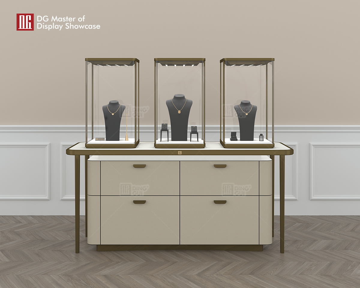 DG Showcase Luxus-Design Schmuck Uhren Display Vitrine Inneneinrichtung 8