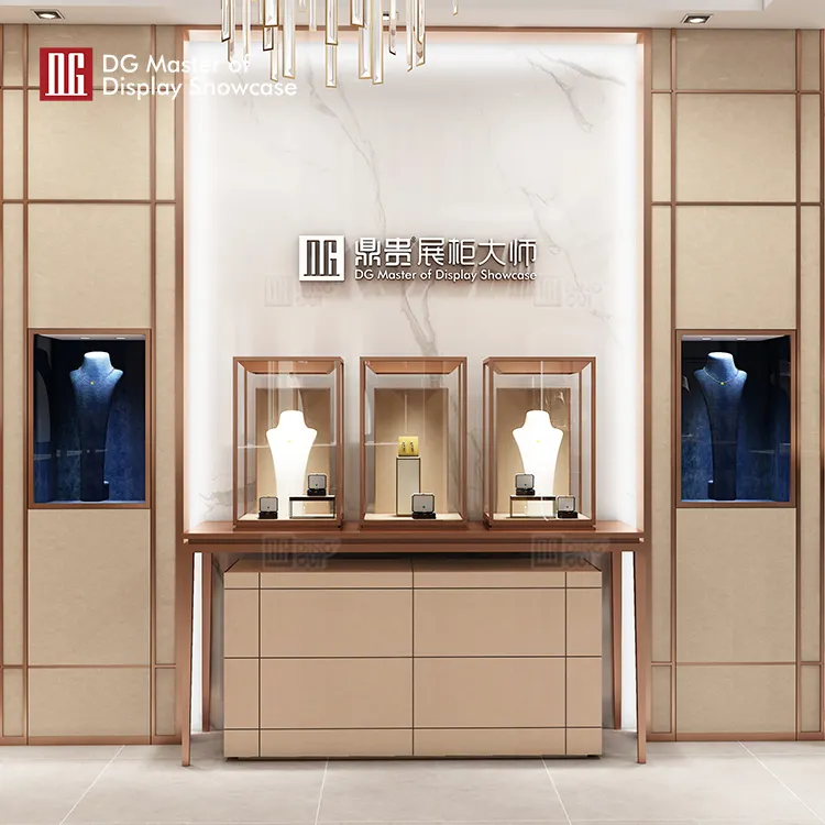 Custom front opening glass display case factory Manufacturer | DG Display Showcase 3