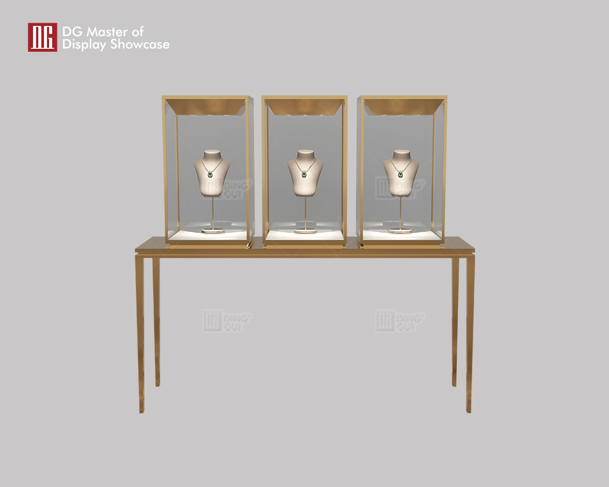 DG showcase customized quality luxury jewelry watch shop cabinet display counter showcase 1