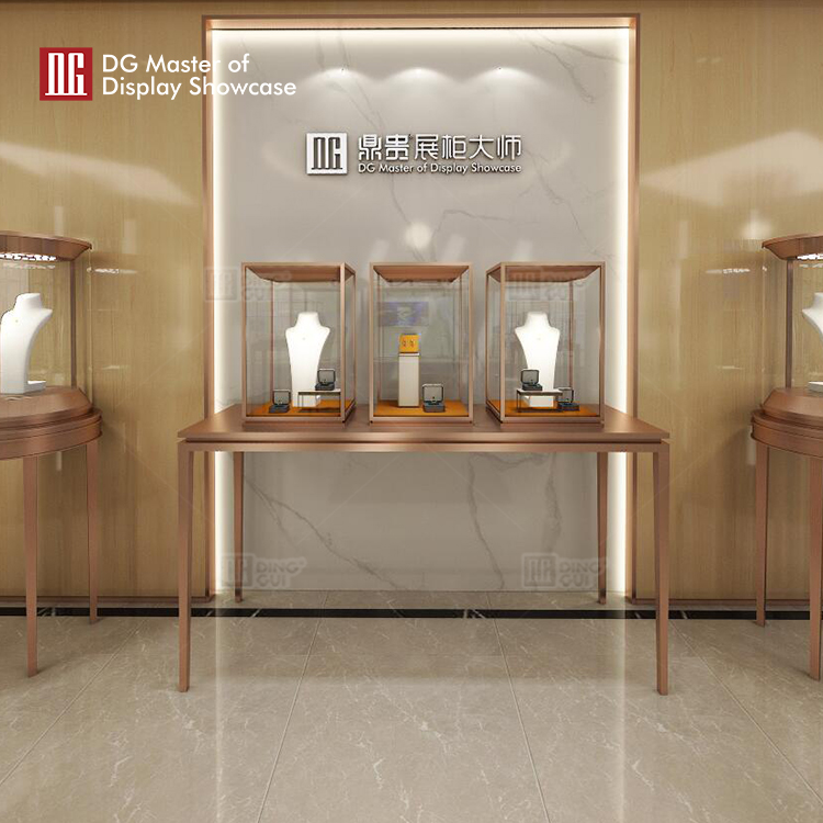 Custom gold store design supplier Manufacturer | DG Display Showcase 7