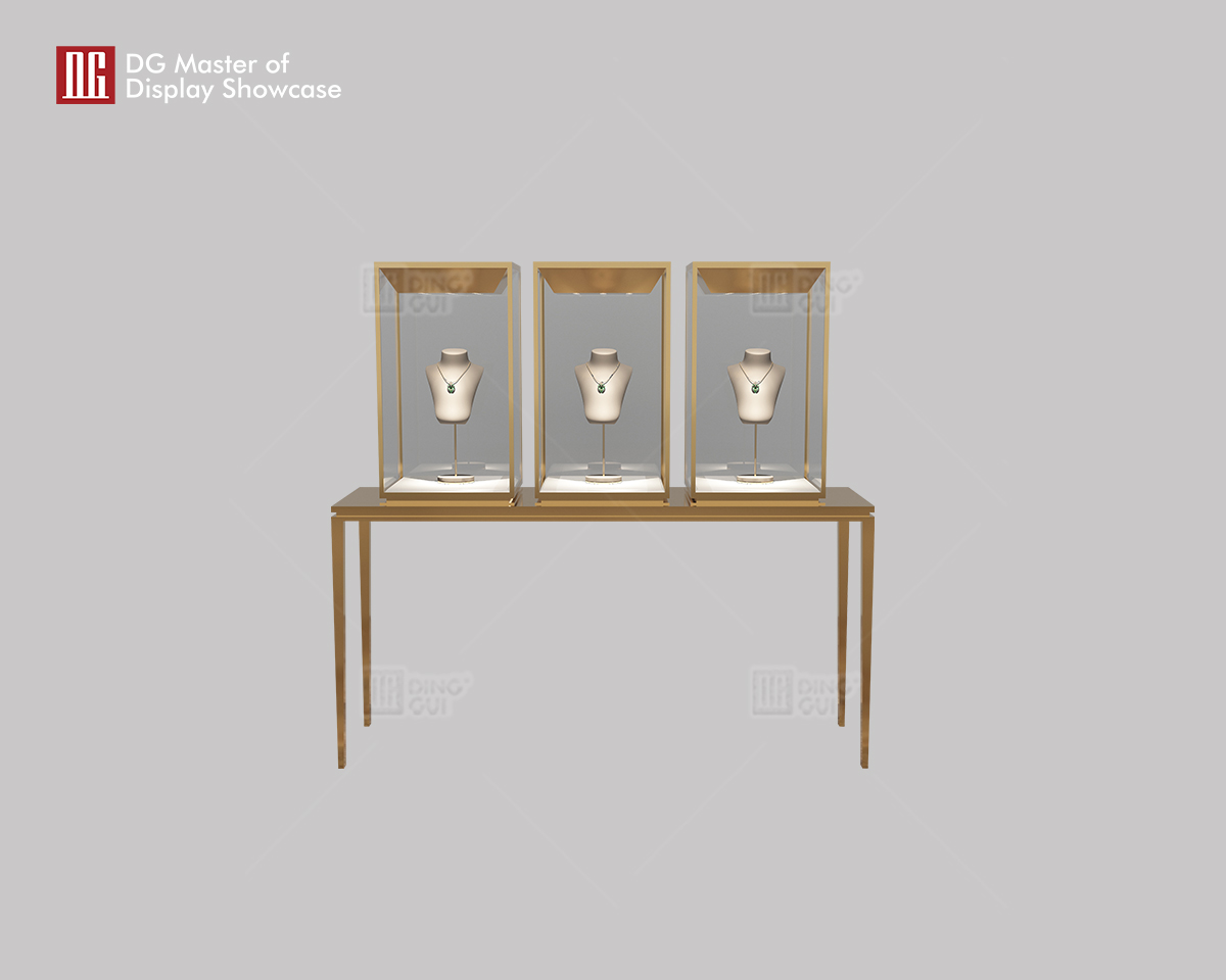 DG showcase customized quality luxury jewelry watch shop cabinet display counter showcase 6