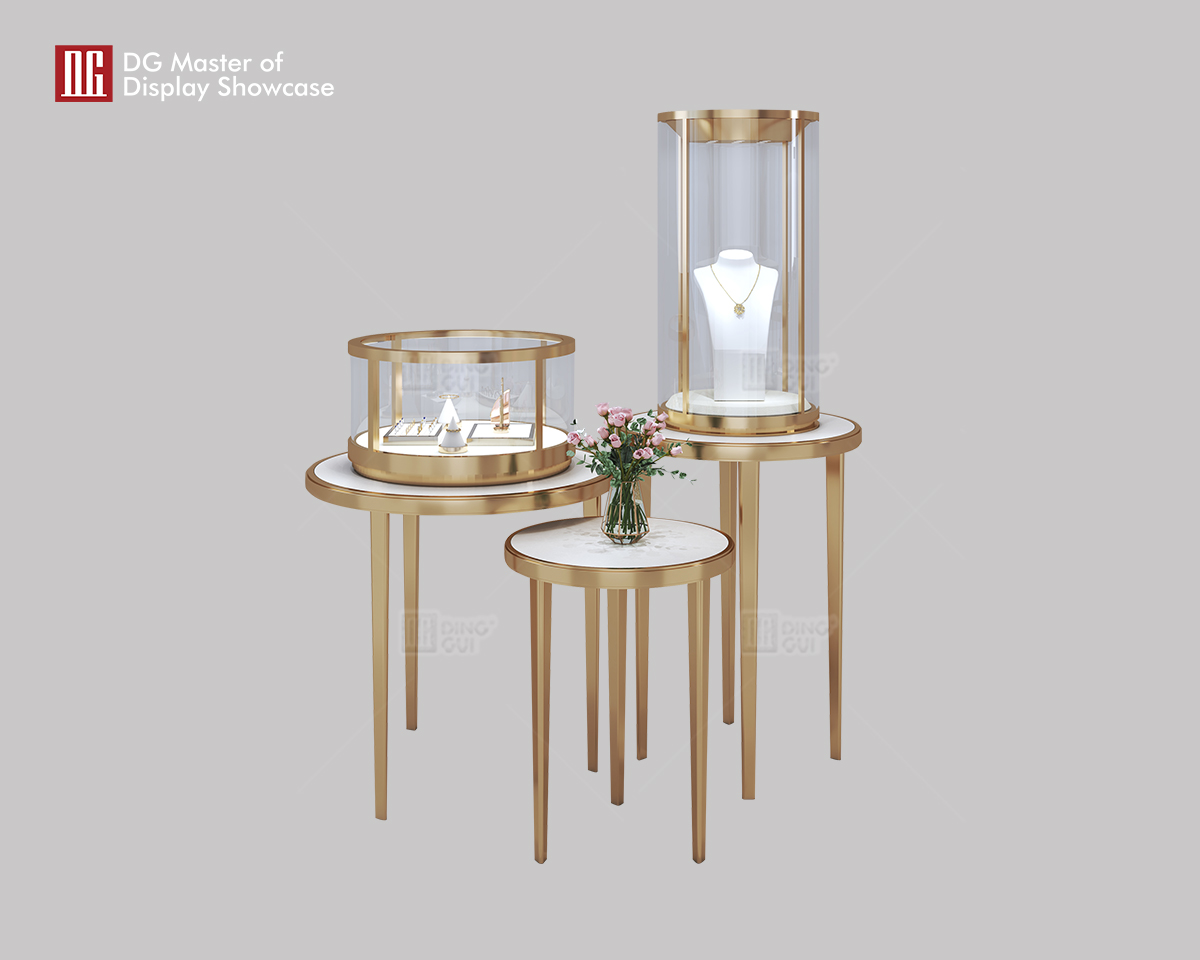 DG Showcase Senaste ankomst gratis kombinationsskåp för smycken Lyxig showcase-tillverkare 6