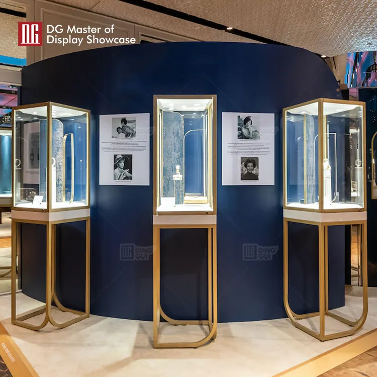 high end upright glass display cabinet manufacturer | DG Display Showcase 3