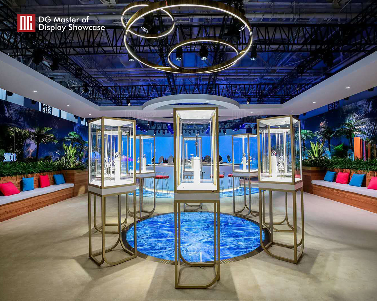 Dizajn luxusných šperkov a hodiniek DG Showcase, vitríny, pulty 7
