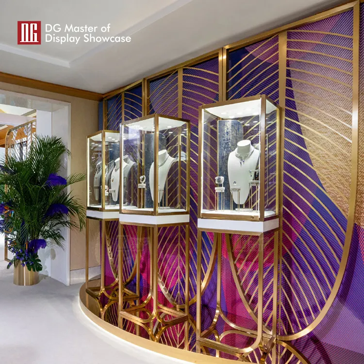 high end upright glass display cabinet manufacturer | DG Display Showcase 4