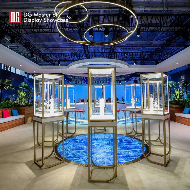 high end upright glass display cabinet manufacturer | DG Display Showcase 2