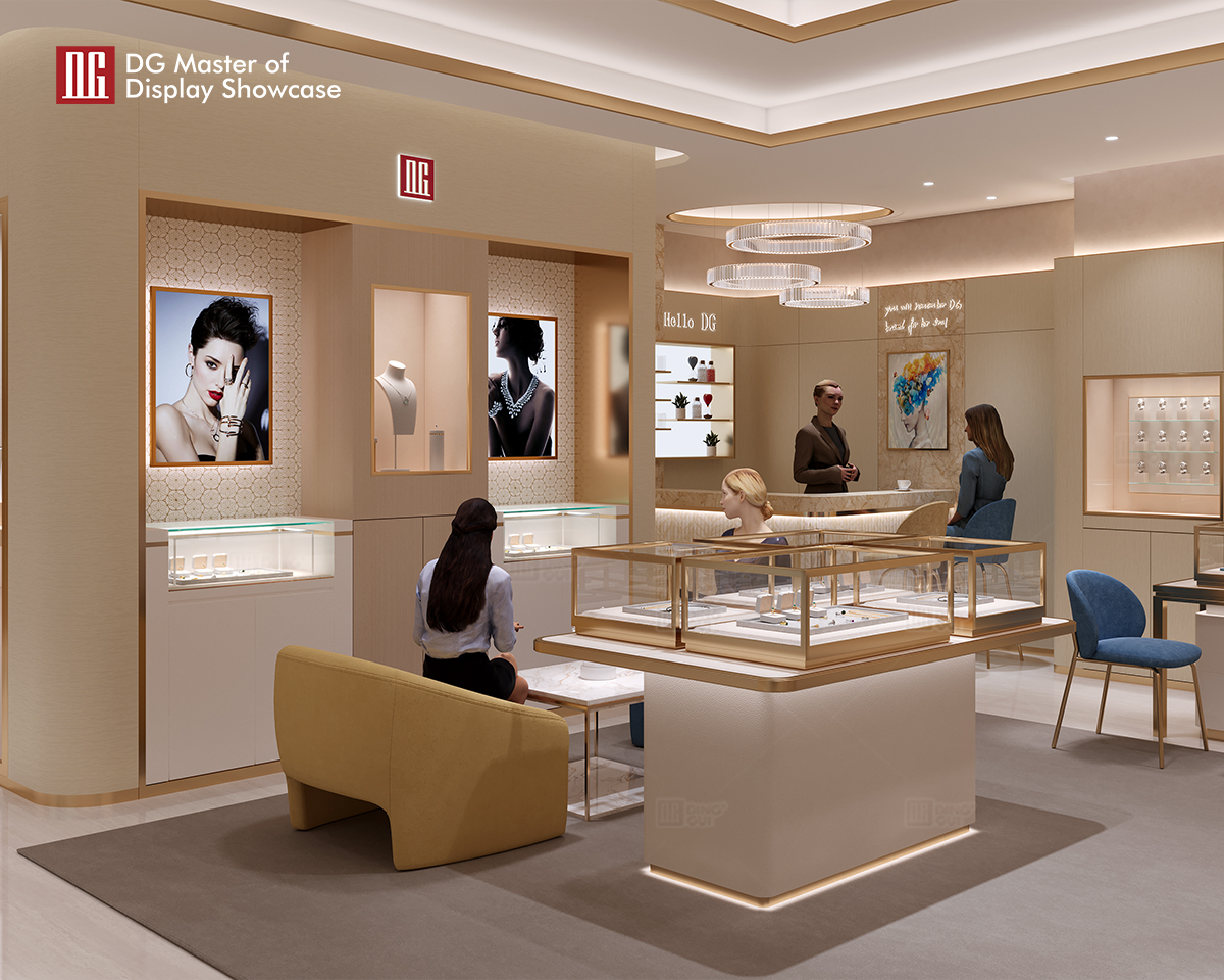 DG Display Showcase | Bepoke modular display cases factory 10