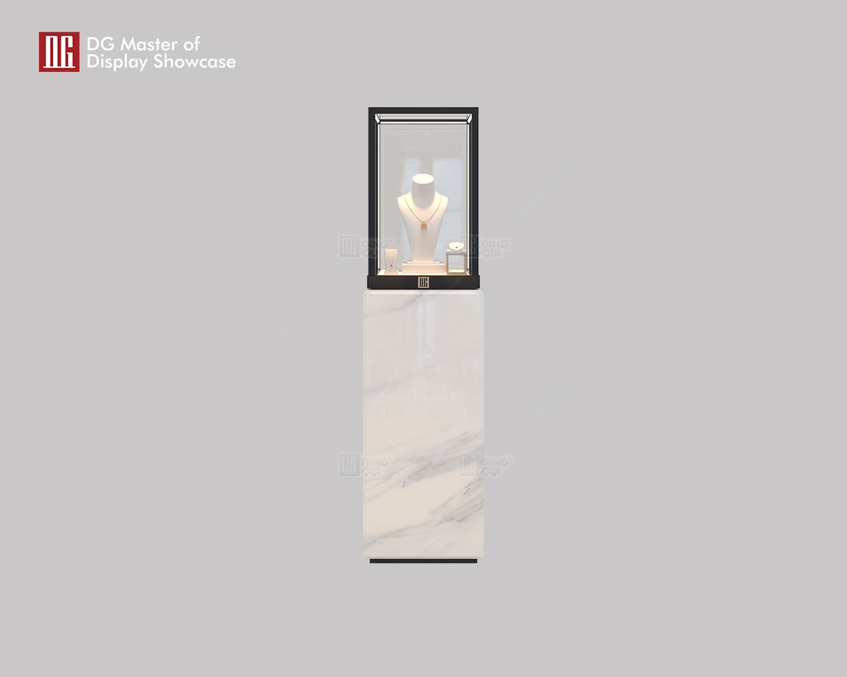 DG Showcase High End Jewelry Watch Display showcase Marble Cabinet Luxury Shop Interior Design 1