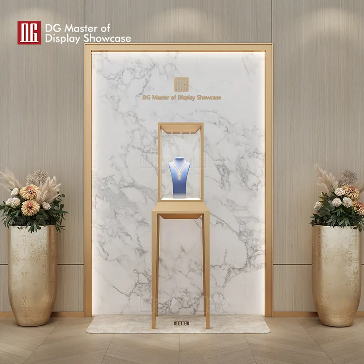 DG Display Showcase | custom free standing glass display case wholesale 5