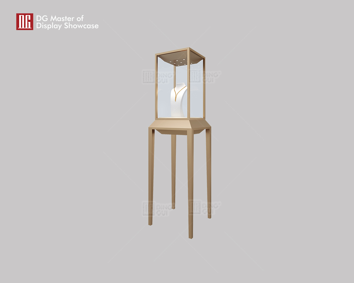DG Display Showcase | custom free standing glass display case wholesale 7