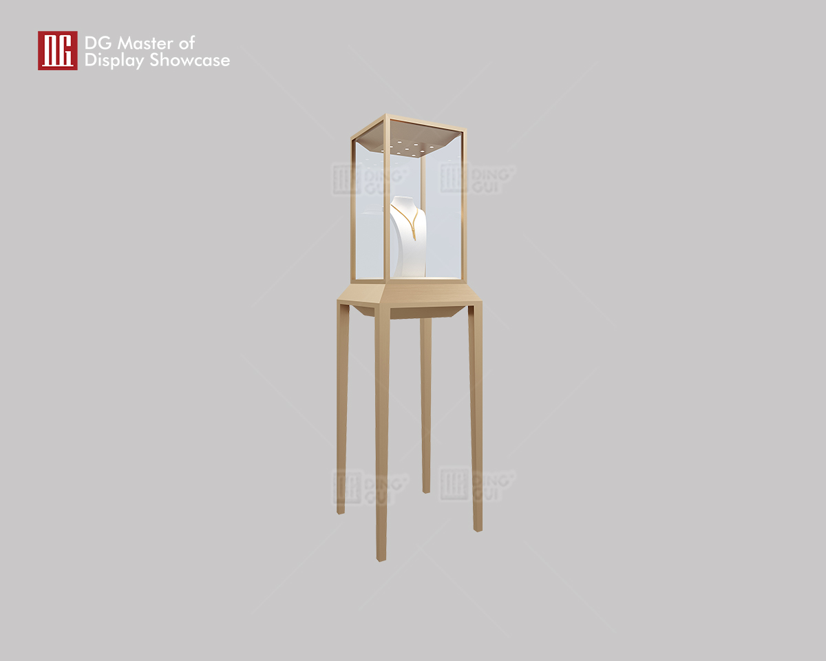 DG Display Showcase | custom free standing glass display case wholesale 8