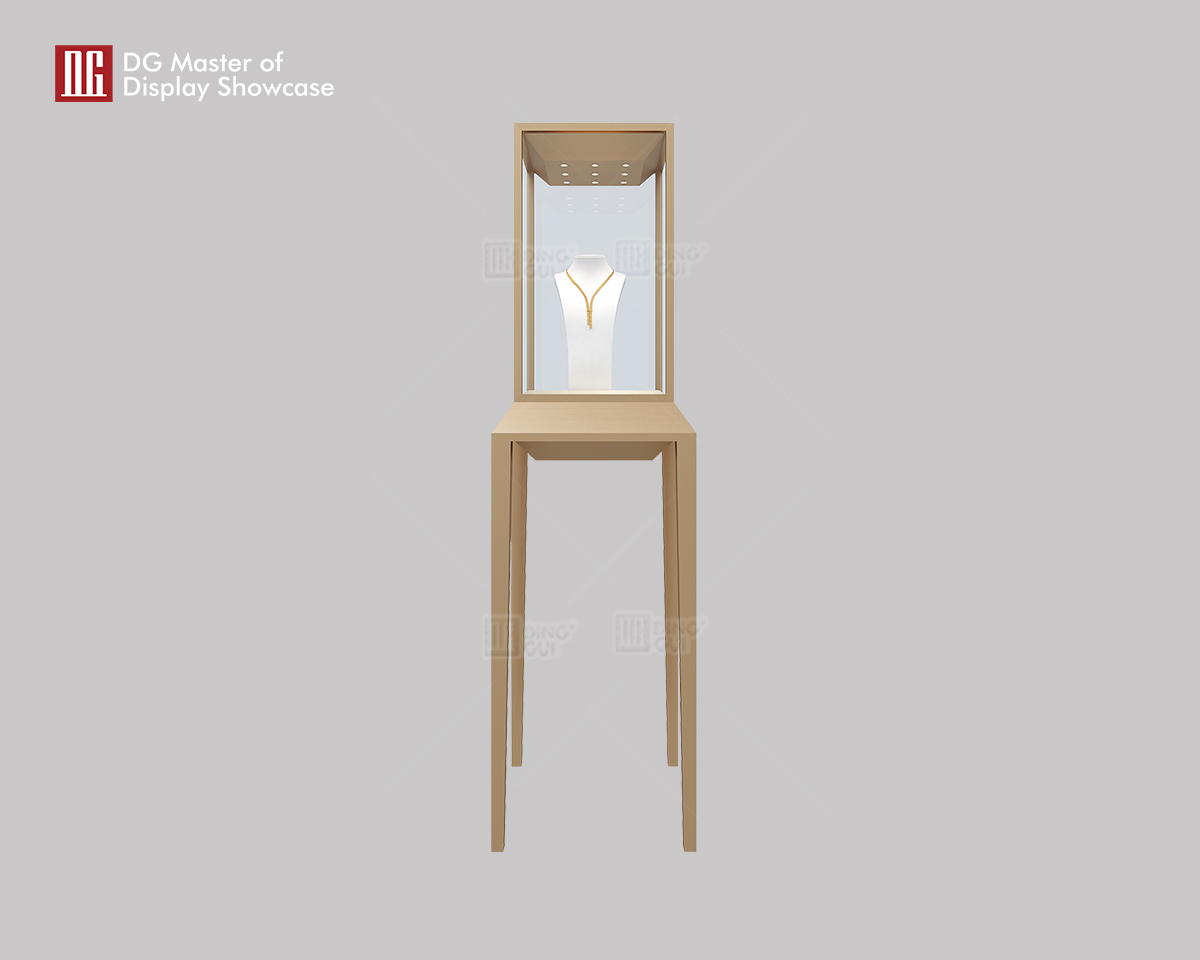DG Display Showcase | custom free standing glass display case wholesale 6
