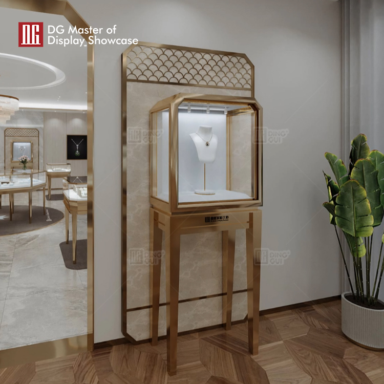 DG Display Showcase | one stop solution latest jewellery shop interior design design idea 8