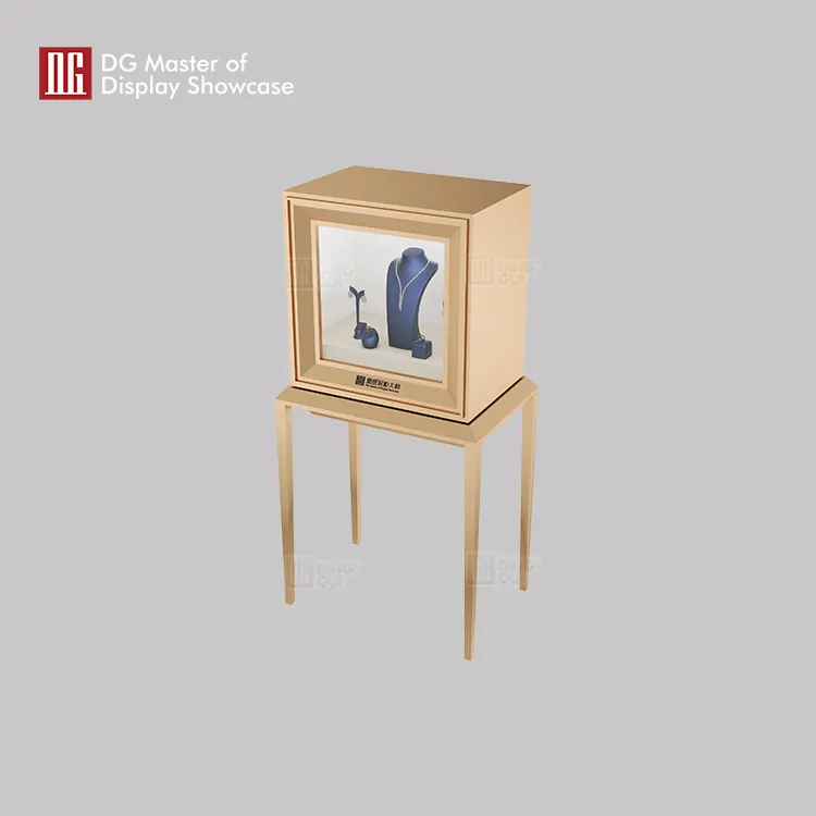 Bepoke free standing glass display case supplier | DG Display Showcase 4