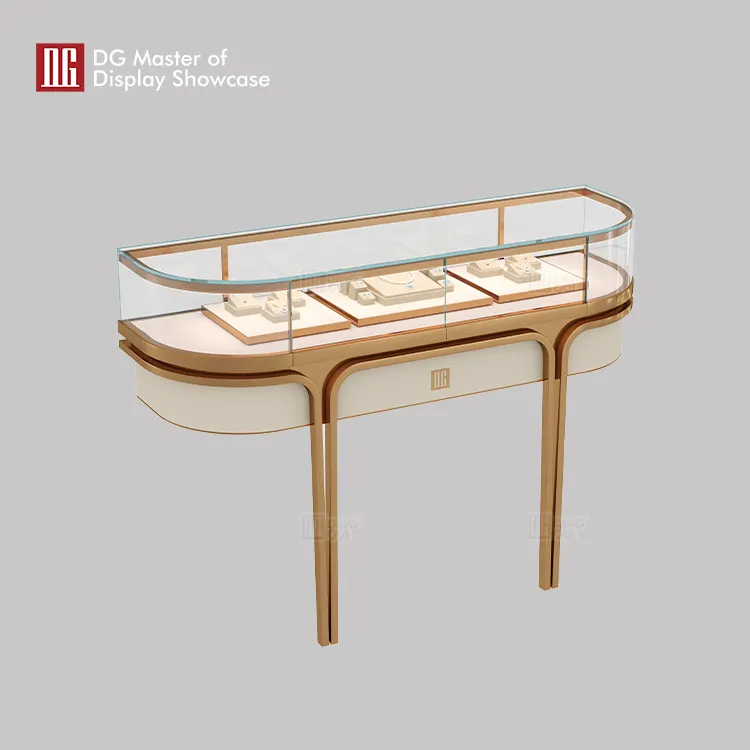 Luxury Glass Dome Jewelry Showcase - One-Stop Solution 4