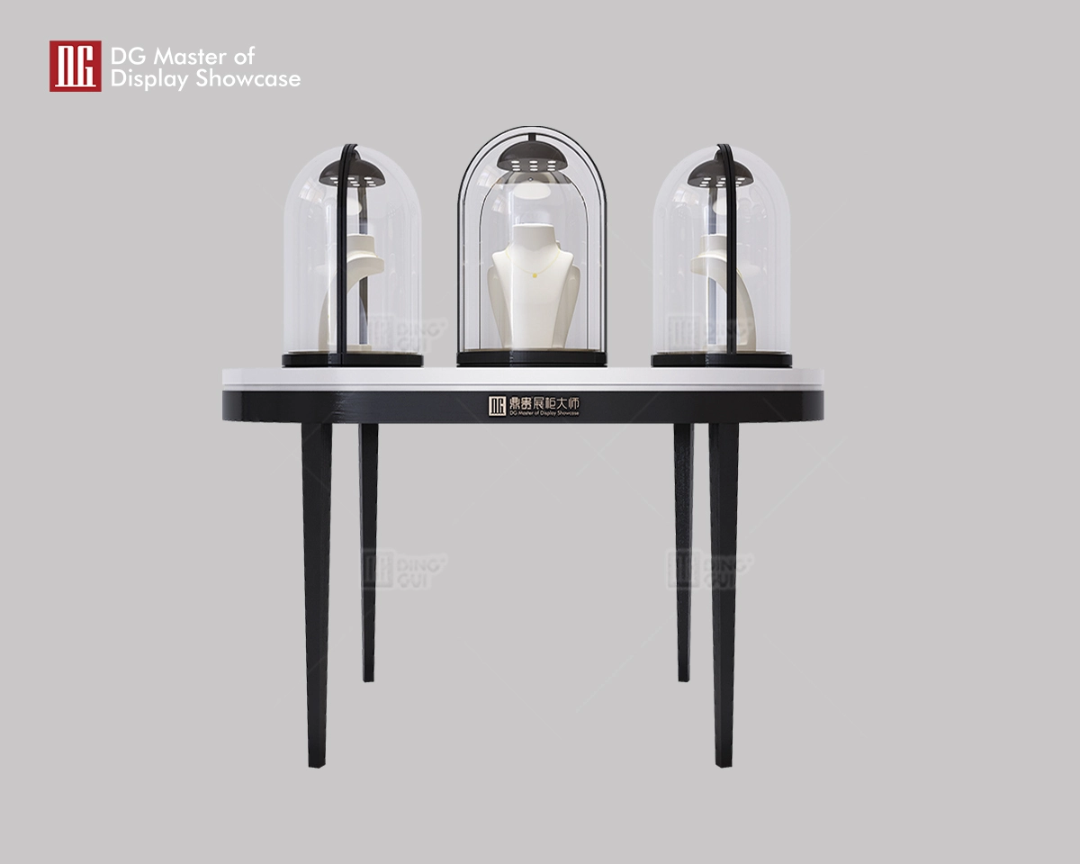 DG Showcase Unikalny projekt witryny na biżuterię i zegarki na blacie, dekoracja sklepu 1