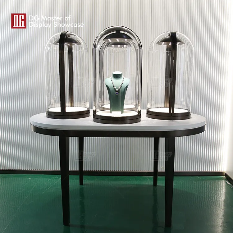 Island Display Cabinet: Luxury Showcase with Intelligent Features 2